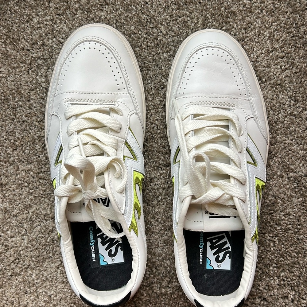 NWOT Vans Lowland Comfy Crush Flame “Lime Crush” Sneakers